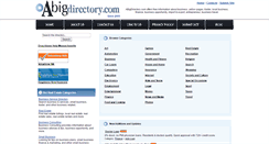 Desktop Screenshot of abigdirectory.com