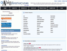 Tablet Screenshot of abigdirectory.com